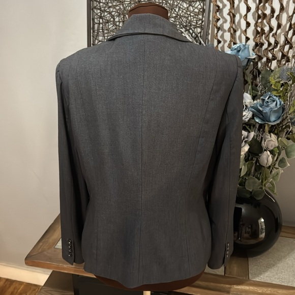 Calvin Klein Gray Blazer Structured Suit Jacket - Picture 2 of 5